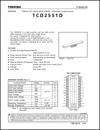 Click here to download TCD2551D Datasheet