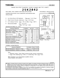 Click here to download 2SK2842 Datasheet