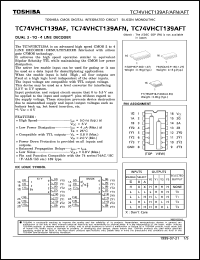 Click here to download TC74VHCT139AFN Datasheet