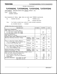 Click here to download TLP250F Datasheet