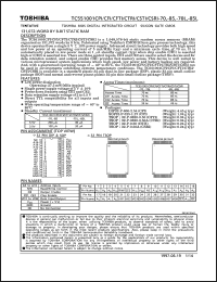 Click here to download TC551001CTRI-85 Datasheet