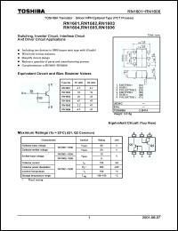 Click here to download RN1601 Datasheet