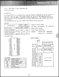 Click here to download TC531001CF-15 Datasheet