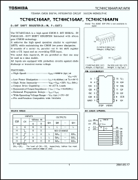 Click here to download TC74HC164AP Datasheet