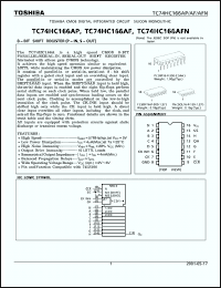 Click here to download TC74HC166AP Datasheet