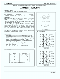 Click here to download TC74HC365AP Datasheet