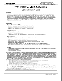 Click here to download THNCF320MAA Datasheet