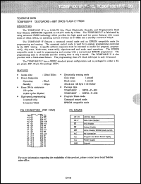 Click here to download TC58F1001F20 Datasheet