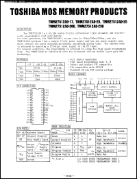 Click here to download TMM27512DI25 Datasheet