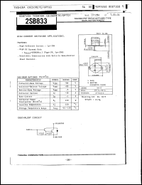 Click here to download 2SB833 Datasheet