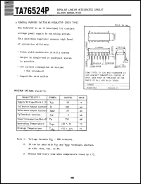 Click here to download TA76524P Datasheet