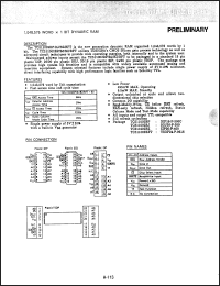 Click here to download TC511002BZ60 Datasheet