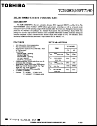 Click here to download TC514260BZ10 Datasheet