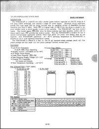 Click here to download TC551001AFTL10L Datasheet