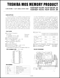 Click here to download TC5518BPL20 Datasheet