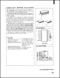 Click here to download TC74AC670FN Datasheet