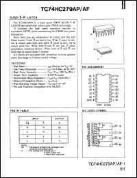 Click here to download TC74HC279F Datasheet