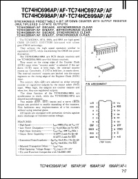 Click here to download TC74HC697P Datasheet