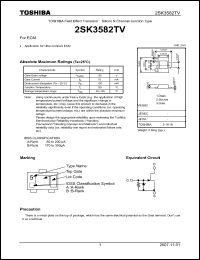 Click here to download 2SK3582TV Datasheet