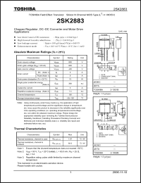 Click here to download 2SK2883_06 Datasheet