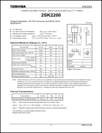 Click here to download 2SK2200_09 Datasheet