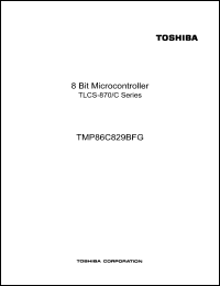 Click here to download TMP86C829BFG Datasheet