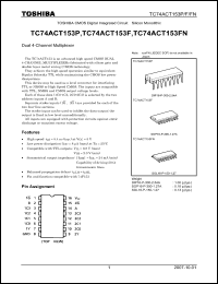 Click here to download TC74ACT153F_07 Datasheet