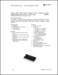 Click here to download TA2022 Datasheet