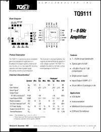 Click here to download TQ9111U Datasheet