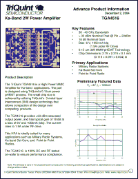 Click here to download TGA4516 Datasheet