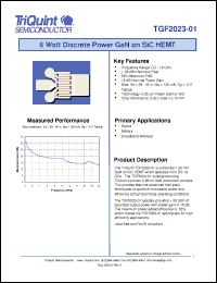 Click here to download TGF2023-01 Datasheet