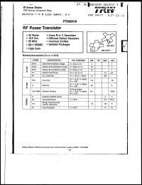 Click here to download PT8864A Datasheet