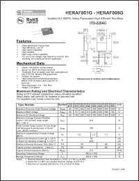 Click here to download HERAF805G Datasheet