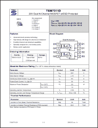 Click here to download TSM7311DCS Datasheet