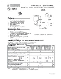 Click here to download SRAS20100 Datasheet