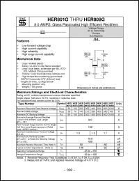 Click here to download HER805G Datasheet