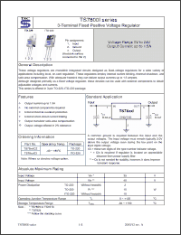 Click here to download TS7805ICI Datasheet