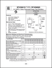 Click here to download SFAS805G Datasheet