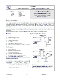 Click here to download TS5205CX52.9 Datasheet