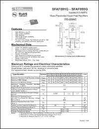 Click here to download SFAF803G Datasheet