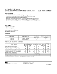 Click here to download UVD-322HR Datasheet