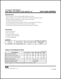 Click here to download UVP-2088 Datasheet