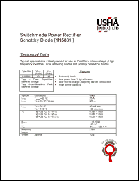 Click here to download 1N5831 Datasheet