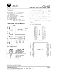 Click here to download UT6164CLC-10 Datasheet