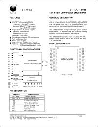 Click here to download UT62V5128LC-100L Datasheet