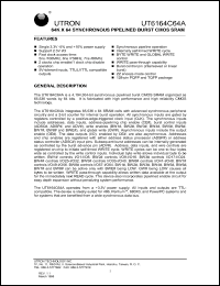 Click here to download UT6164C64AQ-6 Datasheet