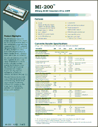 Click here to download MI-254MX Datasheet