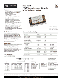Click here to download V110C15H100BF Datasheet
