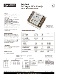 Click here to download V24B15E200BF2 Datasheet