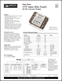 Click here to download V375B12C200BS2 Datasheet